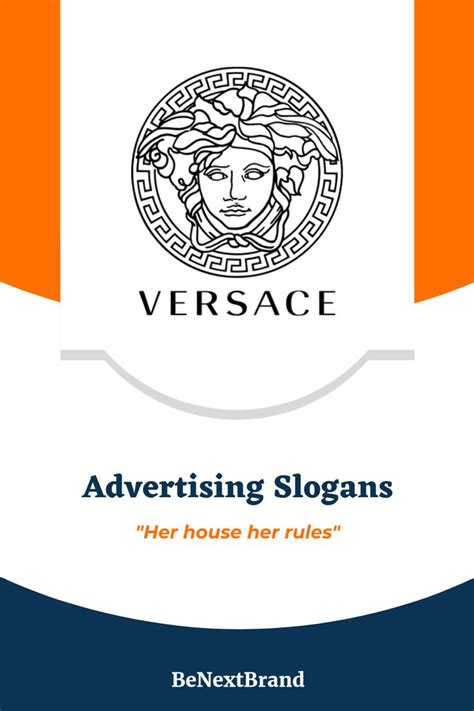 versace slogan|versace brand identity.